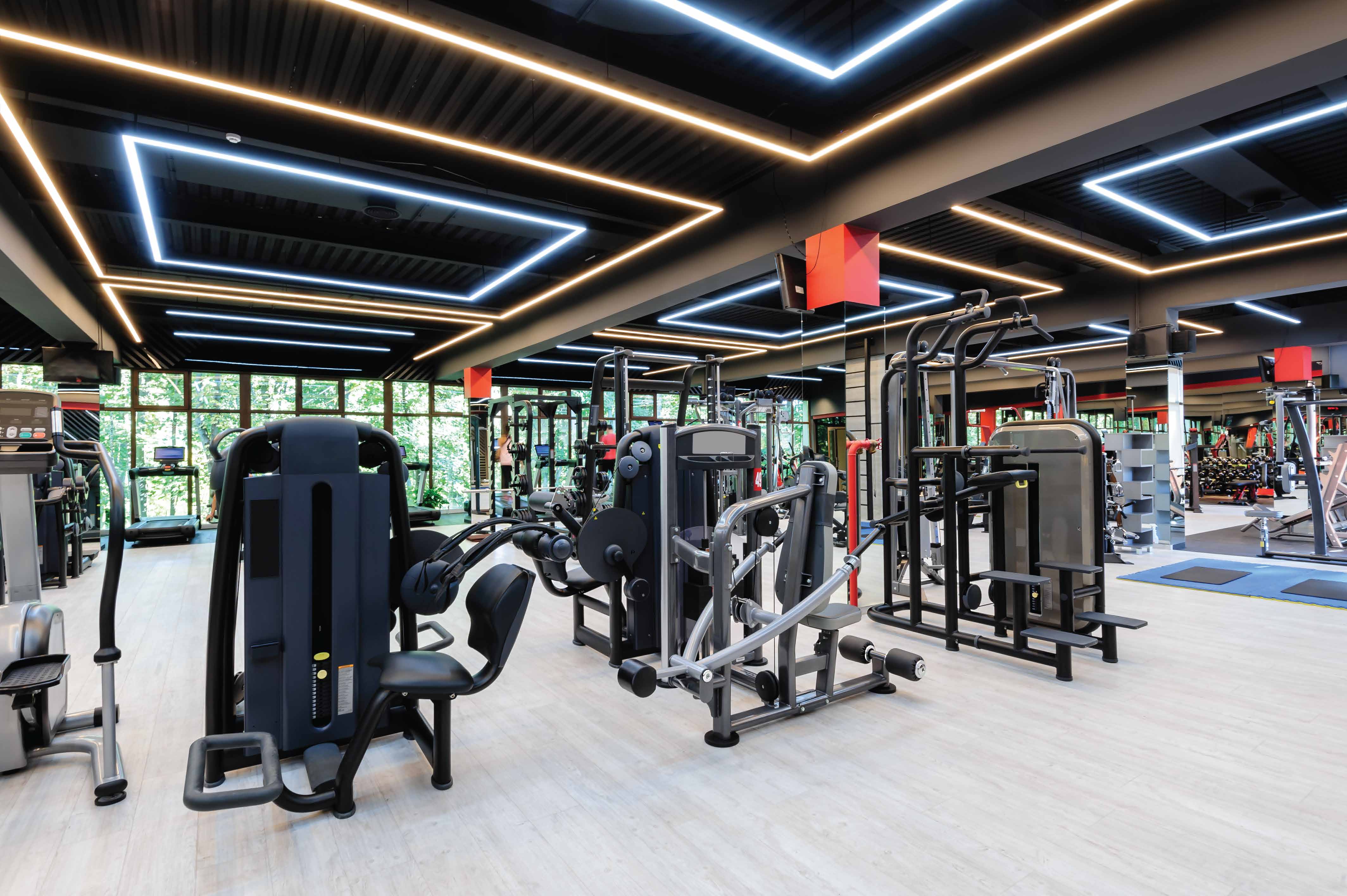 Functional and cardio gym environment